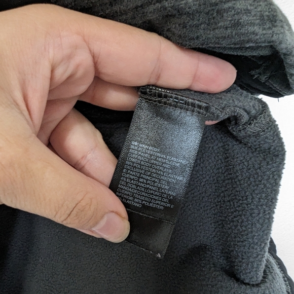 The North Face Womens Shastina Stretch Full Zip Fleece Jacket Grey Black Medium - Picture 7 of 8